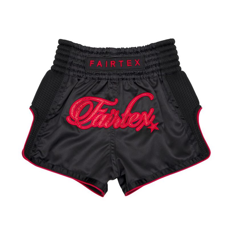 شورت ملاكمة للأطفال من Fairtex - BSK2104 "أحمر منتصف الليل"