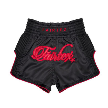 شورت ملاكمة للأطفال من Fairtex - BSK2104 "أحمر منتصف الليل"
