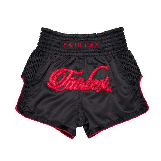 شورت ملاكمة للأطفال من Fairtex - BSK2104 "أحمر منتصف الليل"