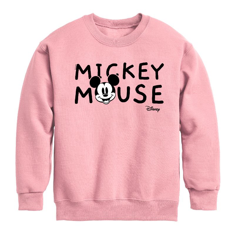 Boys' - Disney - Mickey & Friends Graphic Long Sleeve Fleece Sweatshirt