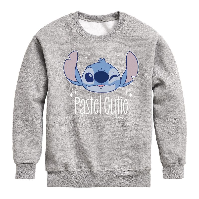 Boys' - Disney - Lilo & Stitch Graphic Long Sleeve Fleece Sweatshirt