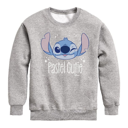 Boys' - Disney - Lilo & Stitch Graphic Long Sleeve Fleece Sweatshirt