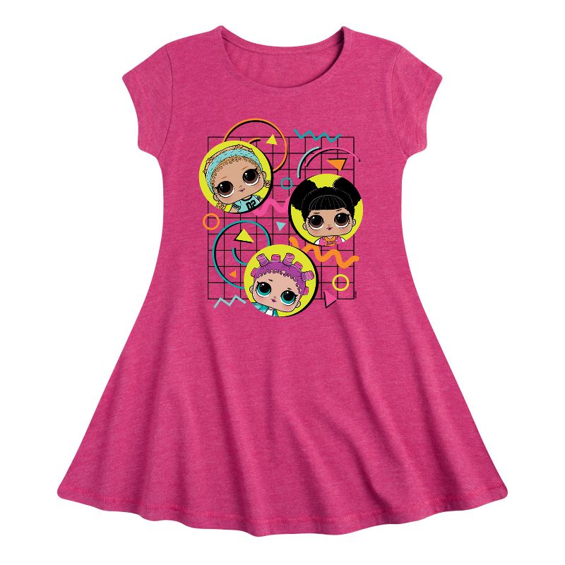 فستان بناتي - مفاجأة LOL! - تصميم كلاسيكي أنيق بأكمام قصيرة