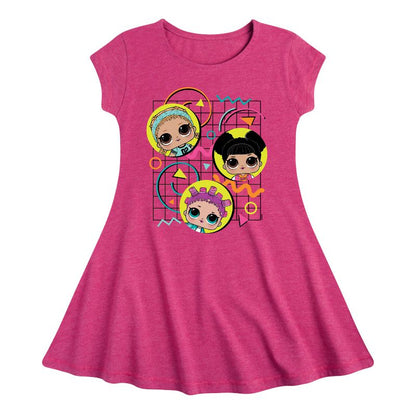 فستان بناتي - مفاجأة LOL! - تصميم كلاسيكي أنيق بأكمام قصيرة