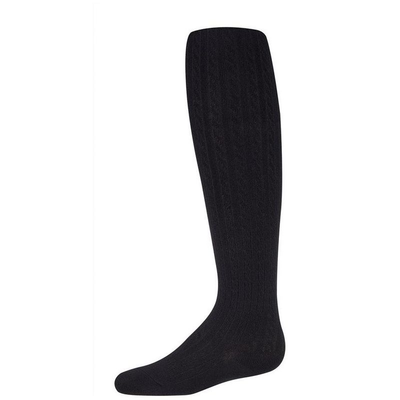 Memoi Girls Cotton Blend Cable Tights