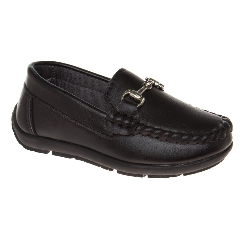 Josmo Toddler Boys Loafer Shoes: Penny Loafer Casual Slip-On Moccasin Flats for Boys' Dress Shoes (Toddler)