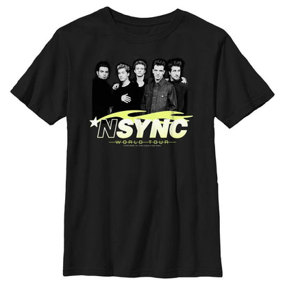 تي شيرت بوستر جولة NSYNC العالمية للأولاد