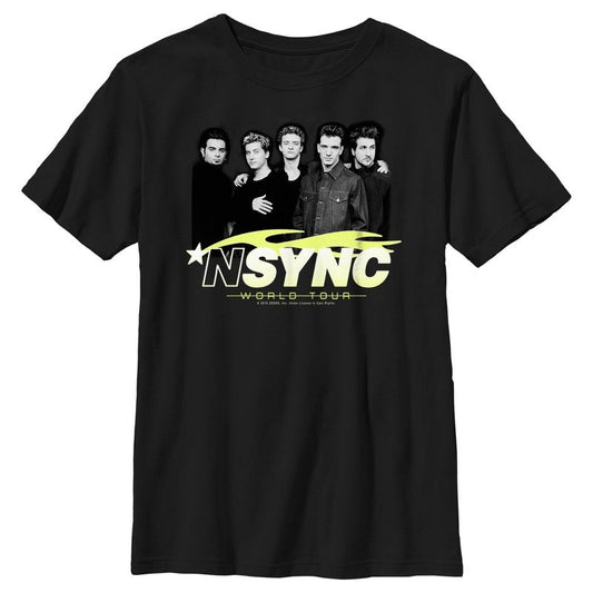 تي شيرت بوستر جولة NSYNC العالمية للأولاد