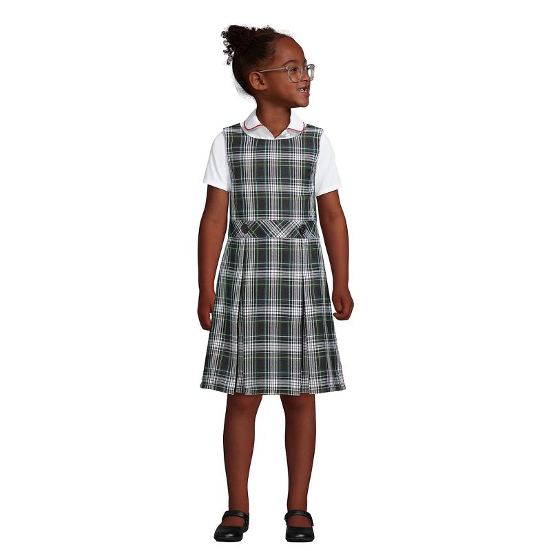Lands' End Kids Uniform Plaid Jumper
