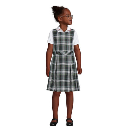 Lands' End Kids Uniform Plaid Jumper