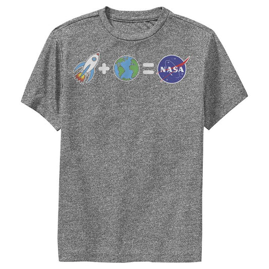 Boy's NASA Emoticon Space Equation Performance Tee