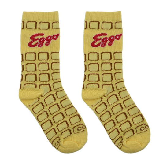 Cool Socks for Kid's, Kellogg's Breakfast Cereal Fun Novelty Crew, 7-10 Years