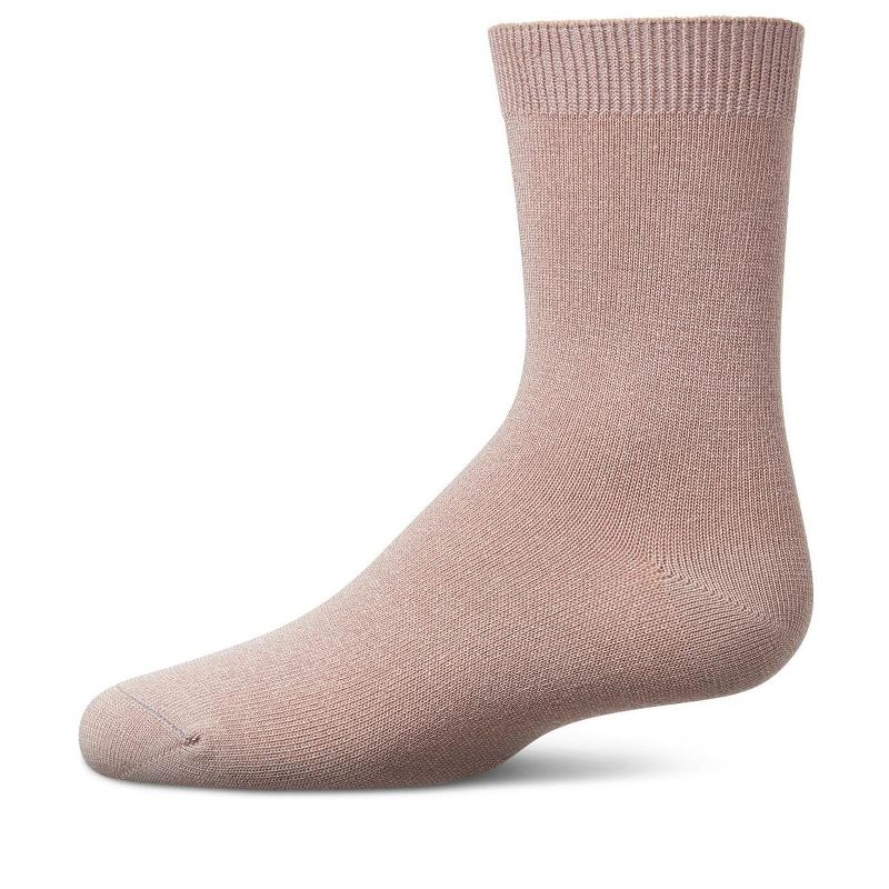 Memoi Toddler's and Kids' Basic Soft Rayon from Bamboo Crew Socks