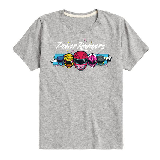 Boys' - Power Rangers - Character Heads Short Sleeve Graphic T-Shirt