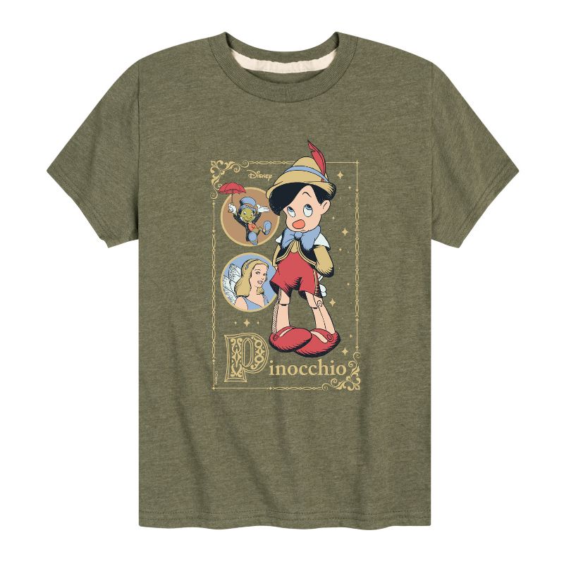 Boys' - Disney - Pinocchio Short Sleeve Graphic T-Shirt
