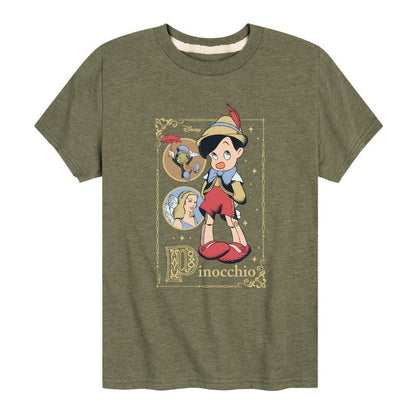 Boys' - Disney - Pinocchio Short Sleeve Graphic T-Shirt