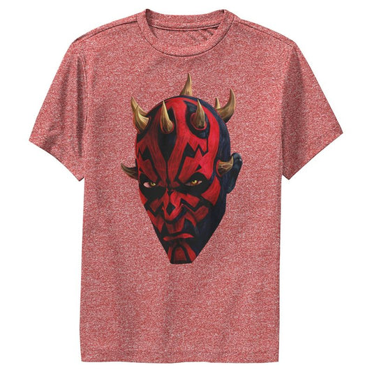 تي شيرت أداء Darth Maul Big Face للأولاد من Star Wars: The Clone Wars