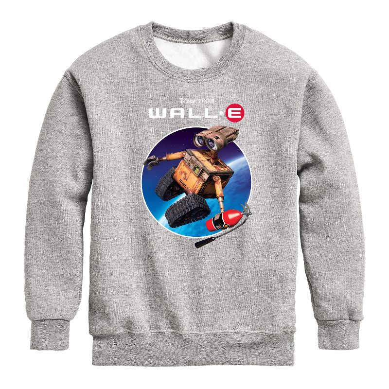 Boys' - Disney - Space Logo Graphic Long Sleeve Fleece Sweatshirt