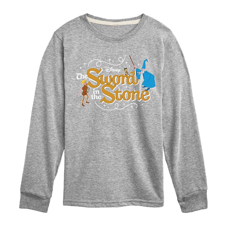 Boys' - Disney - Sword In The Stone Character Group Long Sleeve Graphic T-Shirt