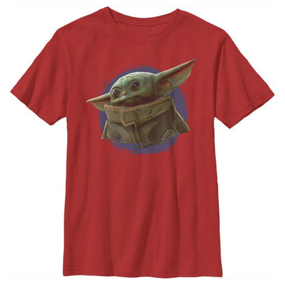 Boy's Star Wars The Mandalorian The Child Circle Halo T-Shirt
