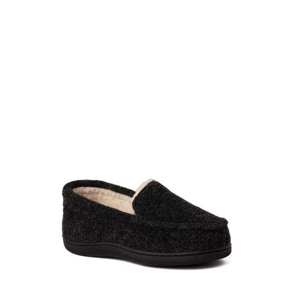 Dearfoams Kid's Amari Moccasin House Shoe Slipper