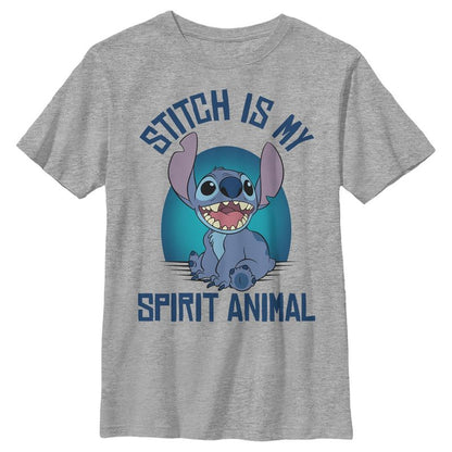 Boy's Lilo & Stitch My Spirit Animal Stitch T-Shirt