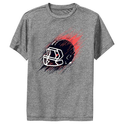 Boy's Lost Gods Football Helmet Red Performance Tee