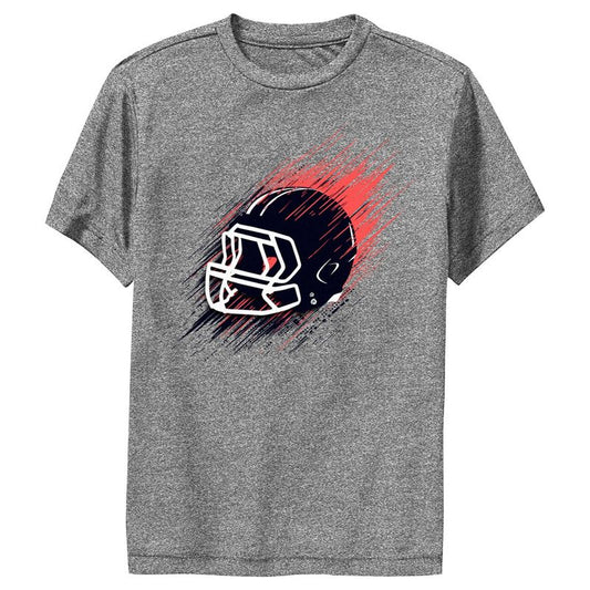 Boy's Lost Gods Football Helmet Red Performance Tee