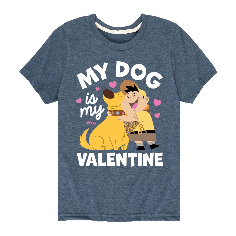 Boys' - Disney - Dug My Dog Is My Valentine Short Sleeve Graphic T-Shirt