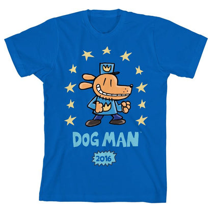 Dog Man Stars 2016 Youth Crew Neck Short Sleeve T-shirt