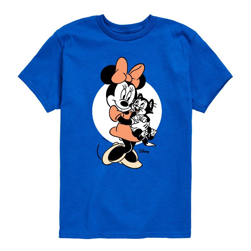 Boys' - Disney - Minnie Mouse & Figaro Hugs Short Sleeve Graphic T-Shirt