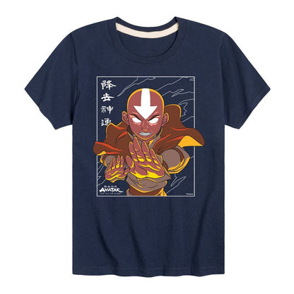 Boys' - Avatar: The Last Airbender - Avatar State Aang Short Sleeve Graphic T-Shirt