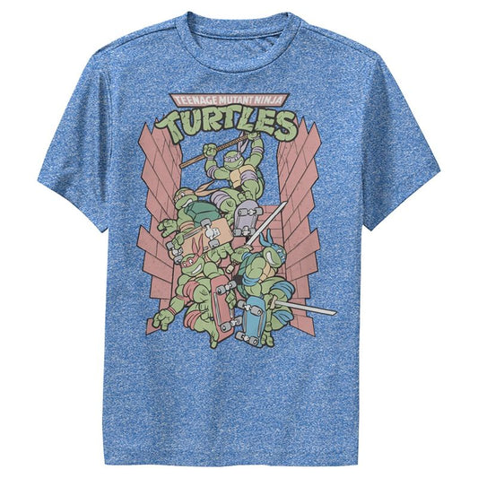 Boy's Teenage Mutant Ninja Turtles Brick Jump Performance Tee
