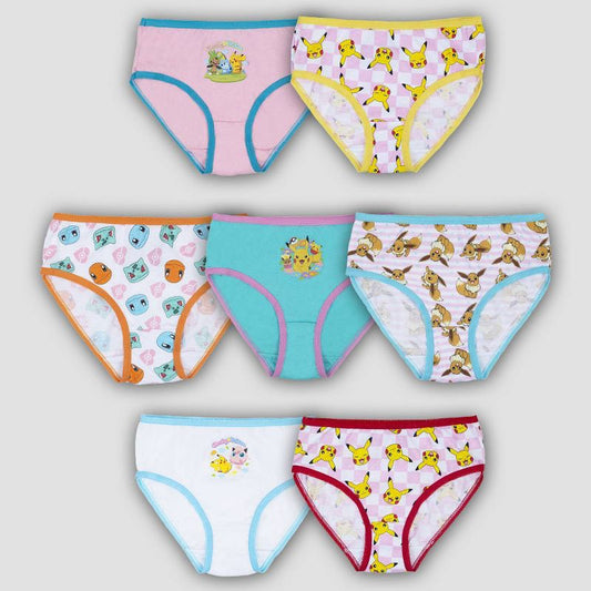 Girls' Pokemon 7pk Underwear