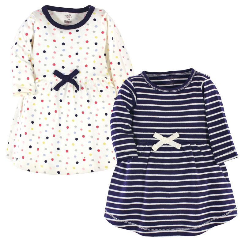 Luvable Friends Touched by Nature Long-Sleeve Dresses 2pk