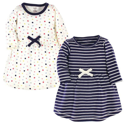 Luvable Friends Touched by Nature Long-Sleeve Dresses 2pk