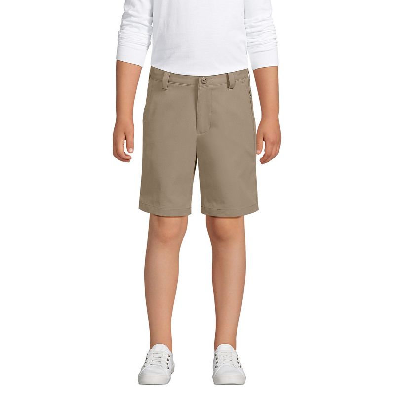 Lands' End Kids Husky Active Performance Chino Shorts
