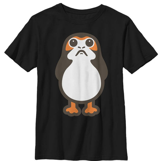 Boy's Star Wars The Last Jedi Porg Cartoon T-Shirt