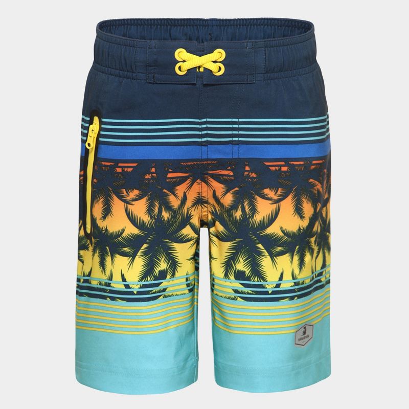 Rokka&Rolla Boys' 4-Way Stretch Board Swim Trunks