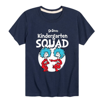 تي شيرت جرافيكي بأكمام قصيرة للأولاد من سلسلة "الشيء 1 الشيء 2" من سلسلة "دكتور سوس"