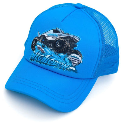 قبعة بيسبول Monster Jam Grave Digger El Toro Loco Megalodon Baby Mesh قابلة للتعديل بغطاء للرأس لحديثي الولادة