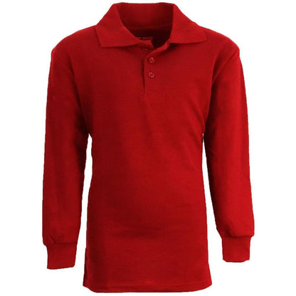 قميص بولو جالاكسي الأصلي ذو الأكمام الطويلة وقصة Slim Fit للأولاد (الجزء الثاني)