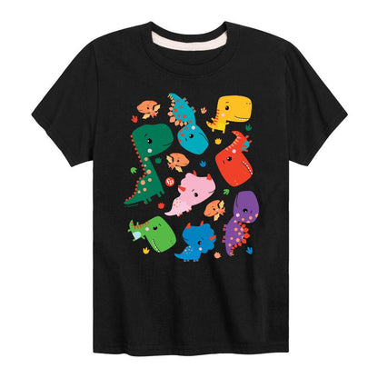تي شيرت جرافيكي بأكمام قصيرة بنقشة ديناصور للأولاد من فيشر برايس
