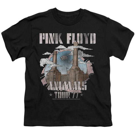 تي شيرت أسود للأولاد من Pink Floyd Animals Tour