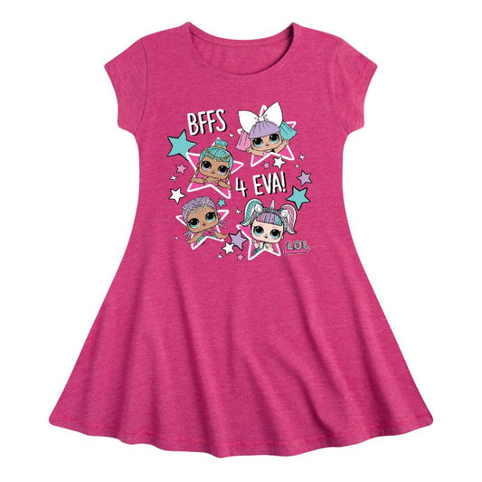 Girls' - LOL Surprise! - BFFS 4 EVA Fit & Flair Cap Sleeve Dress