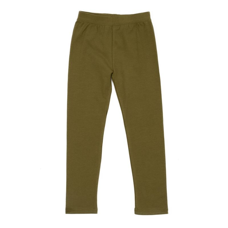 Leveret Girls Boho Solid Color Legging