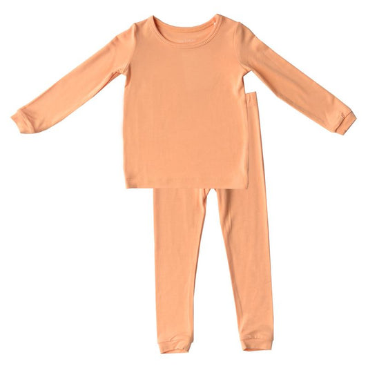 tiny knot co. Toddler Children's Girls Buttery Soft Durable, Tagless TENCEL Modal Pajama Set