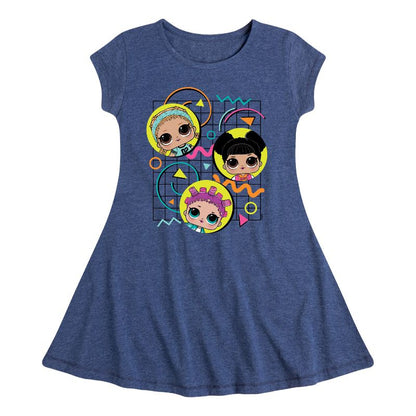 فستان بناتي - مفاجأة LOL! - تصميم كلاسيكي أنيق بأكمام قصيرة