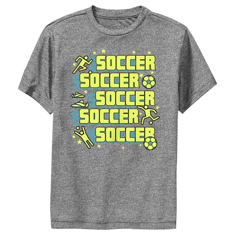 Boy's Lost Gods Soccer Stack Performance Tee
