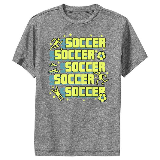 Boy's Lost Gods Soccer Stack Performance Tee